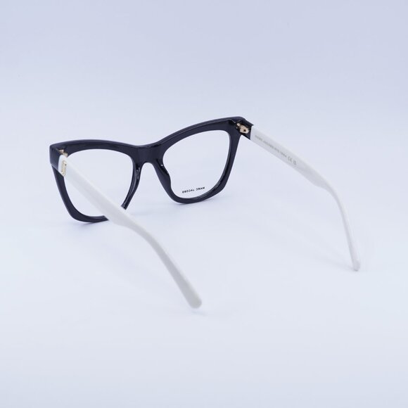 Marc Jacobs MARC 649 080S 00 Eyeglasses Black/White 53mm Cat Eye Frame - Picture 9 of 10